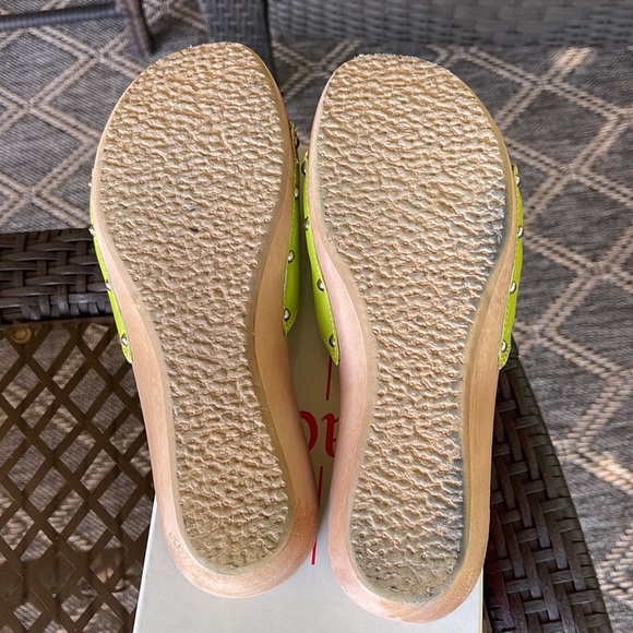 Glacée Marjorie Lime Sandals - Picture 4 of 6